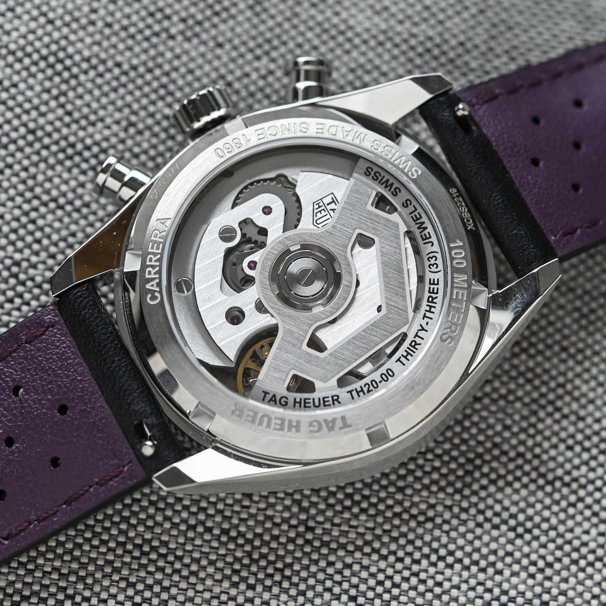 TAG Heuer Carrera Glassbox Purple Replica